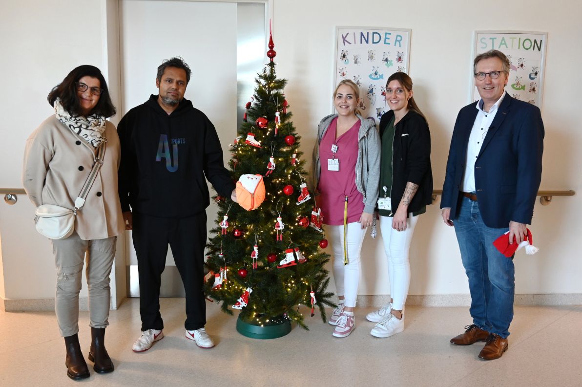 Eine herzliche Geste in der Adventszeit